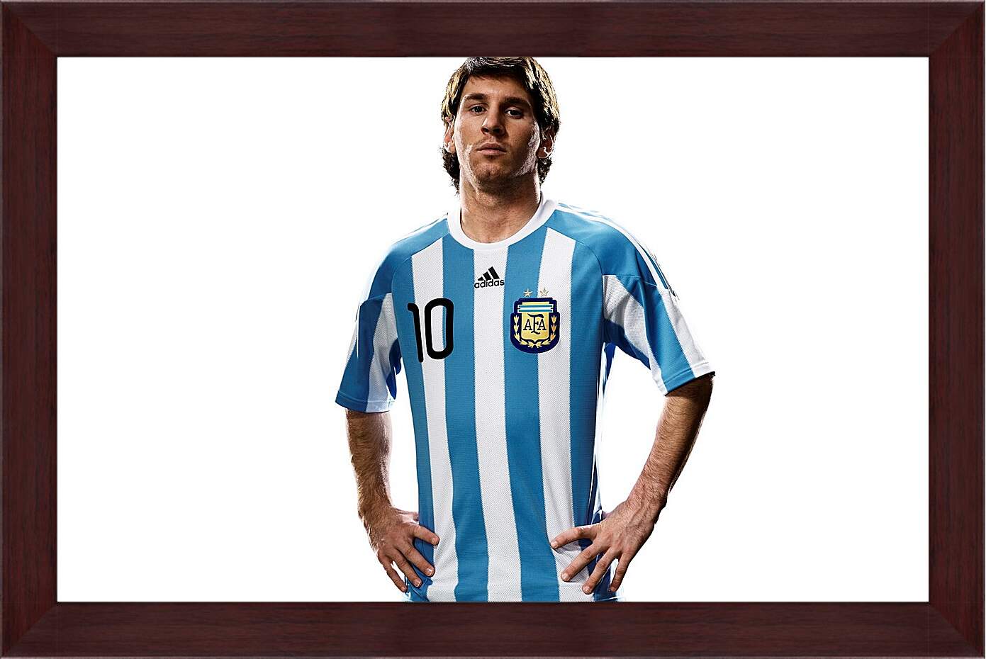 Картина в раме - Лионель Месси в сборной Аргентины
