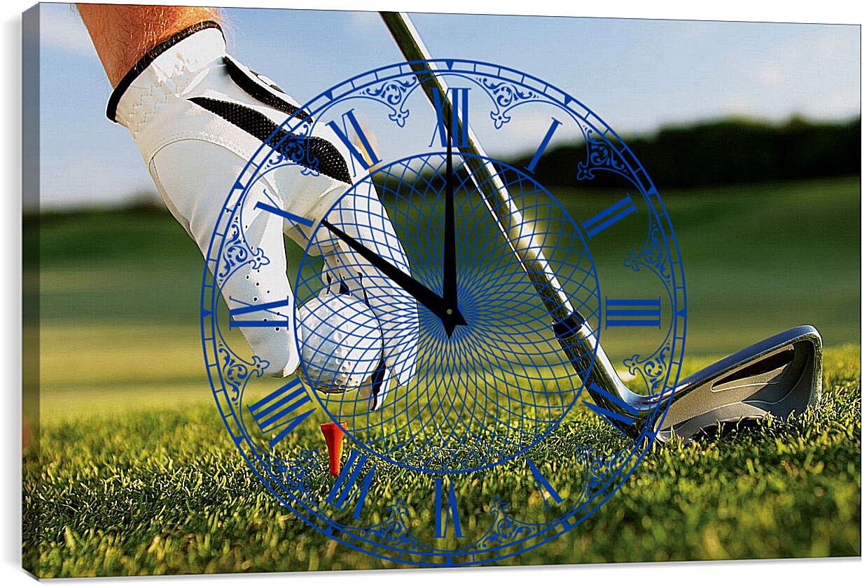 Часы картина - Клюшка для гольфа