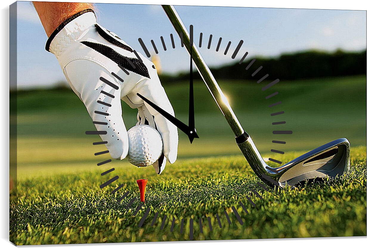Часы картина - Клюшка для гольфа