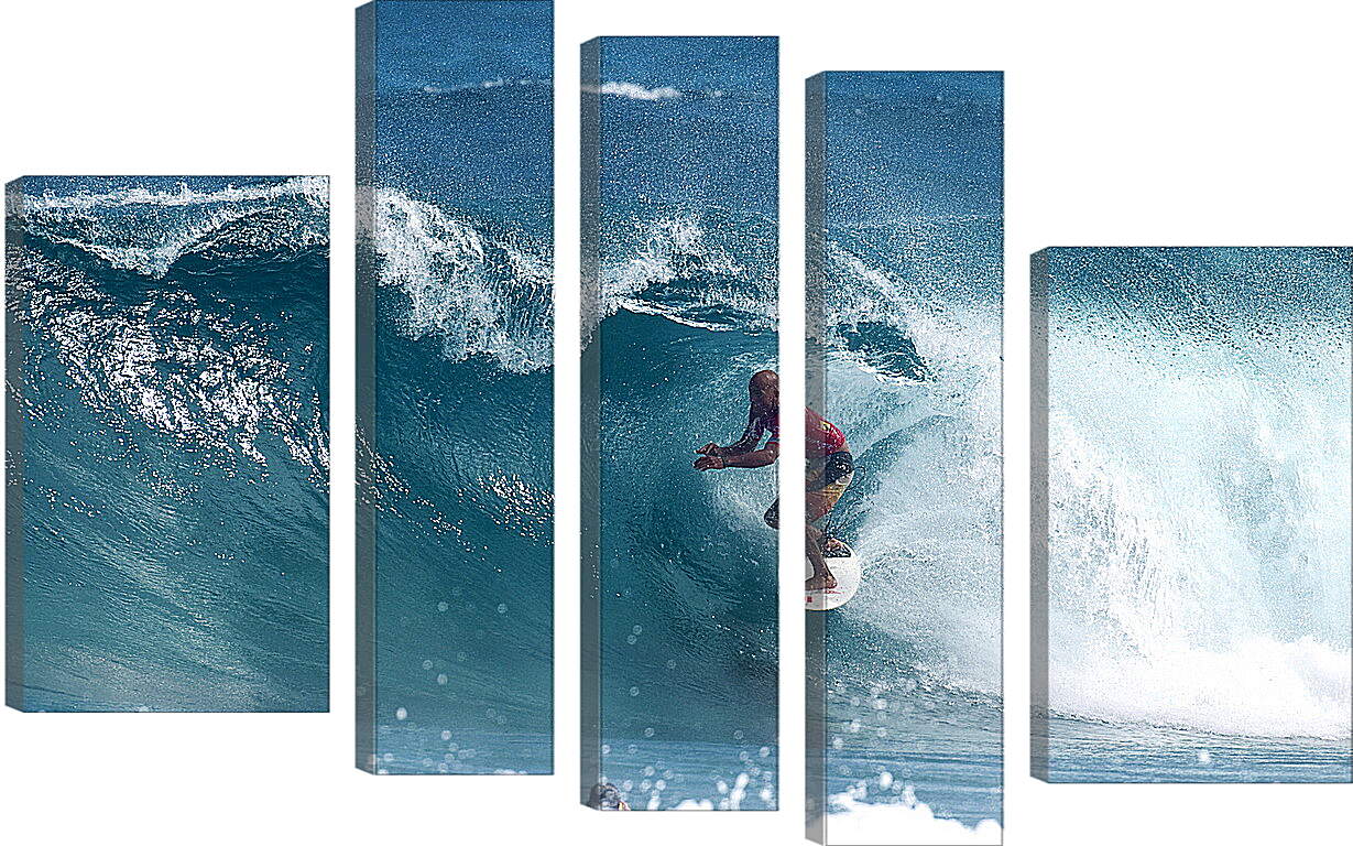 Модульная картина - Сёрфингист и волна