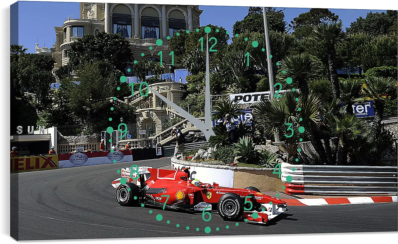 Часы картина - Формула 1