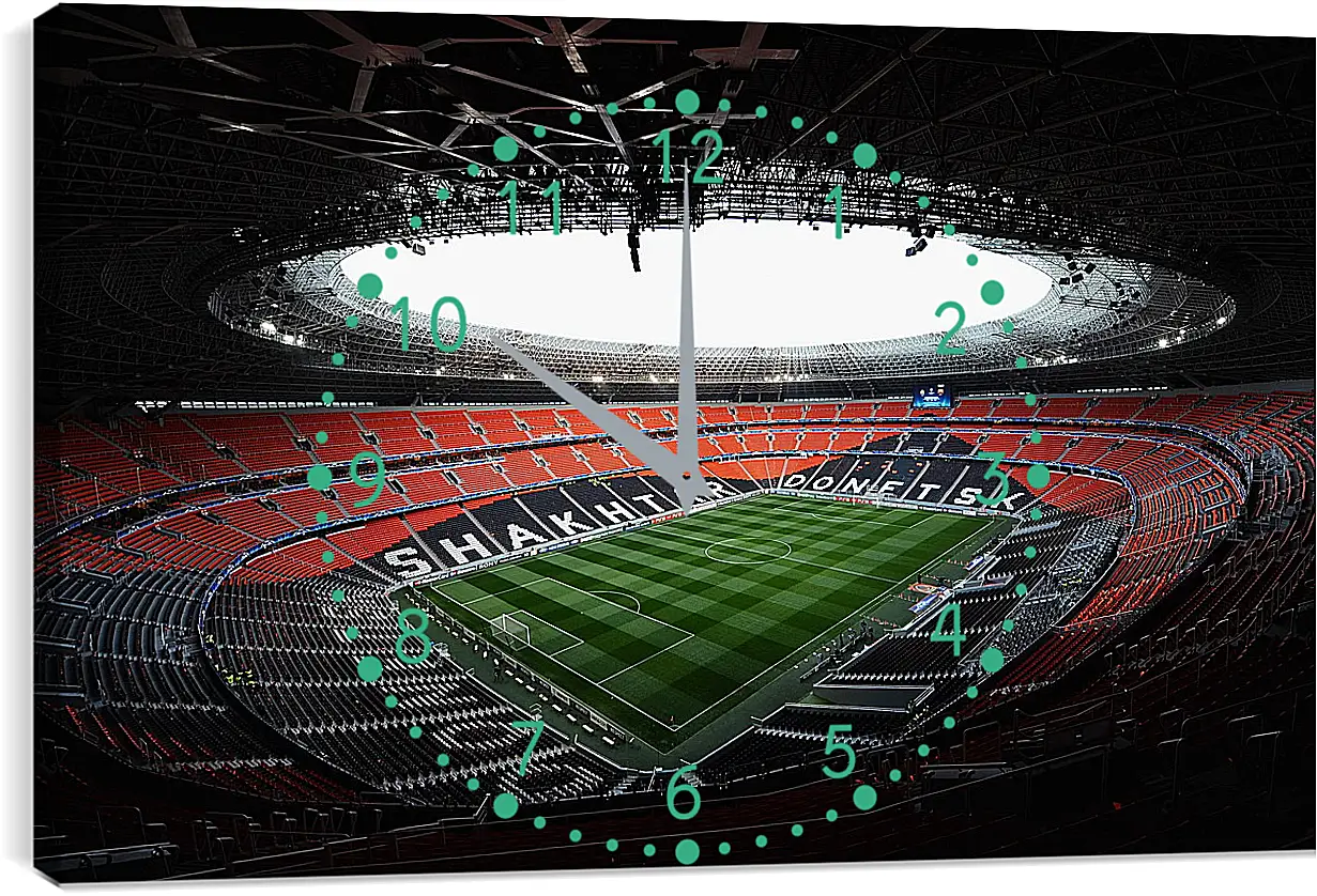 Часы картина - Стадион Шахтёр Донецк