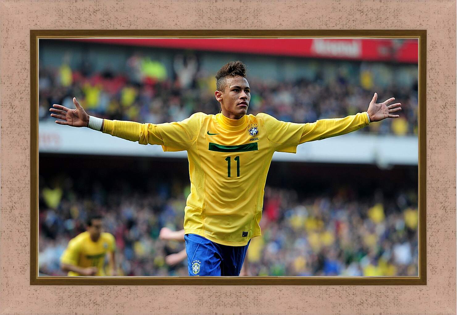 Картина в раме - Неймар (Neymar) футбол
