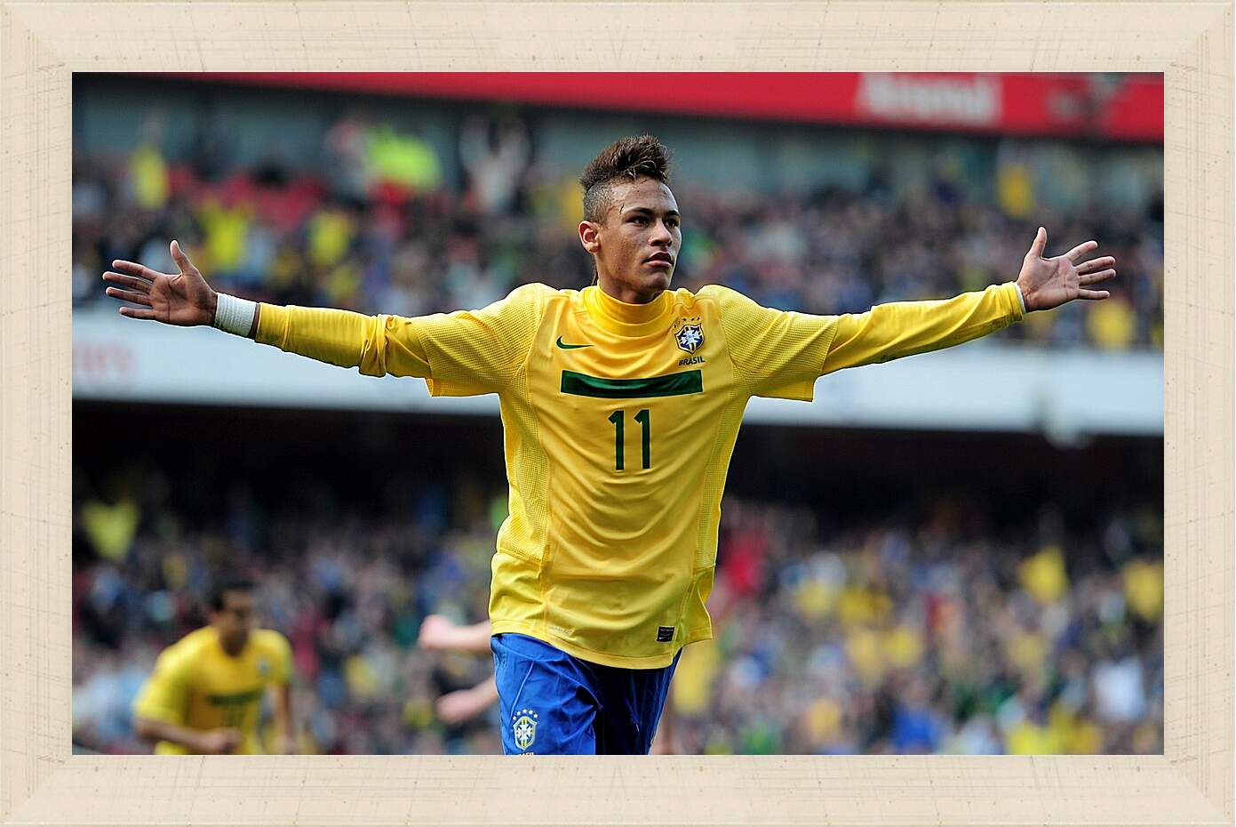 Картина в раме - Неймар (Neymar) футбол