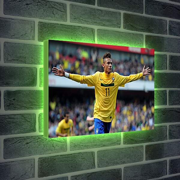 Лайтбокс световая панель - Неймар (Neymar) футбол