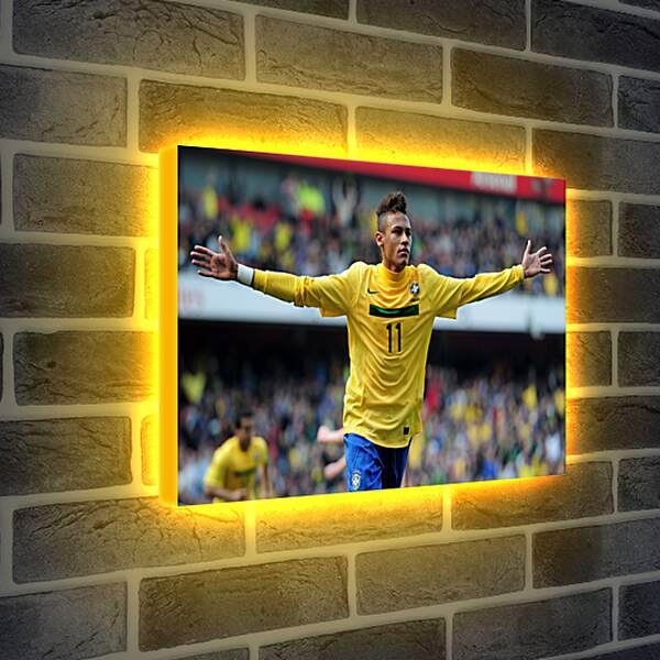 Лайтбокс световая панель - Неймар (Neymar) футбол