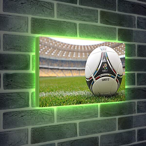 Лайтбокс световая панель - Официальный мяч Евро 2012