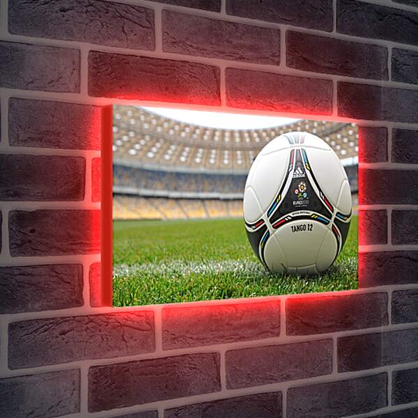 Лайтбокс световая панель - Официальный мяч Евро 2012