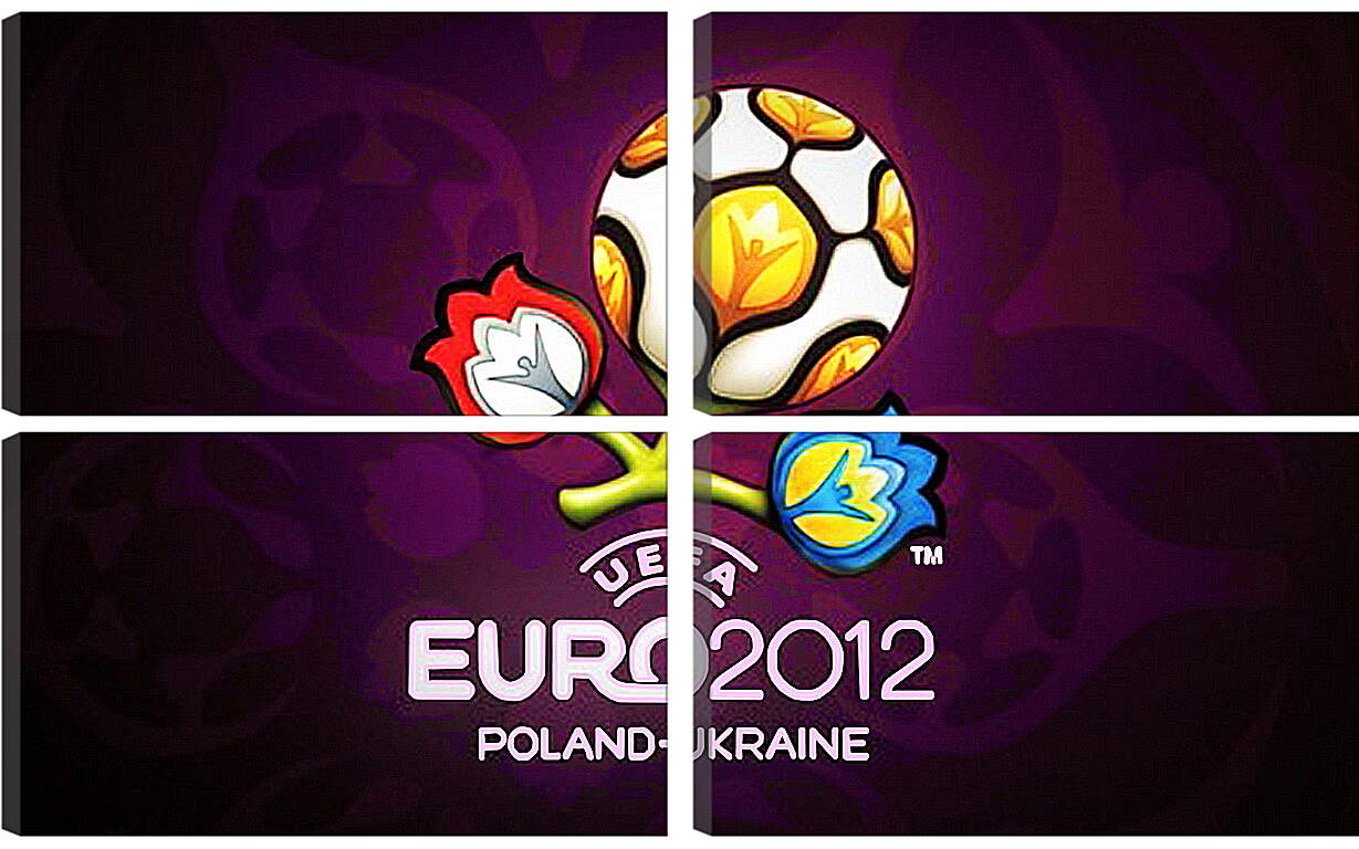 Модульная картина - Евро-2012 Польша-Украина