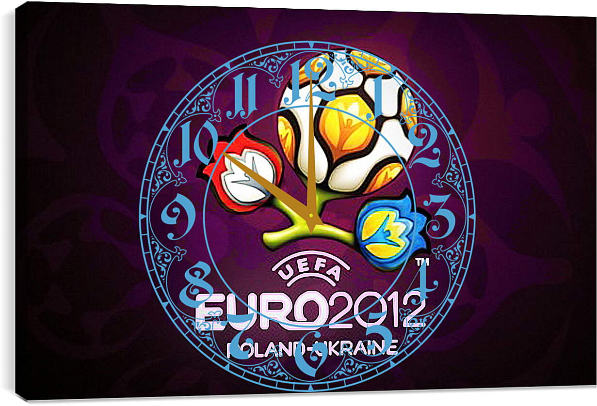 Часы картина - Евро-2012 Польша-Украина