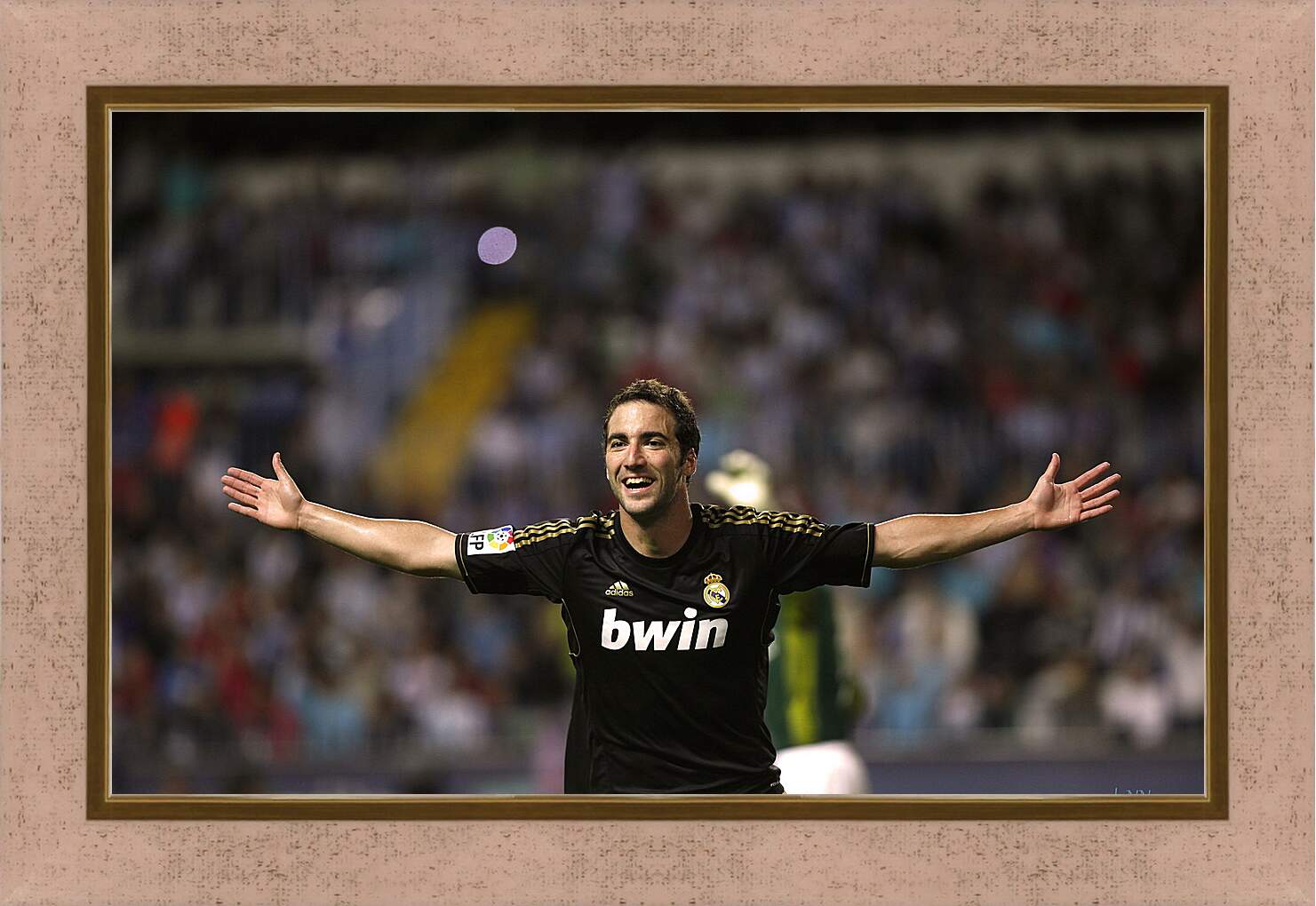Картина в раме - Футболист. Реал Мадрид.