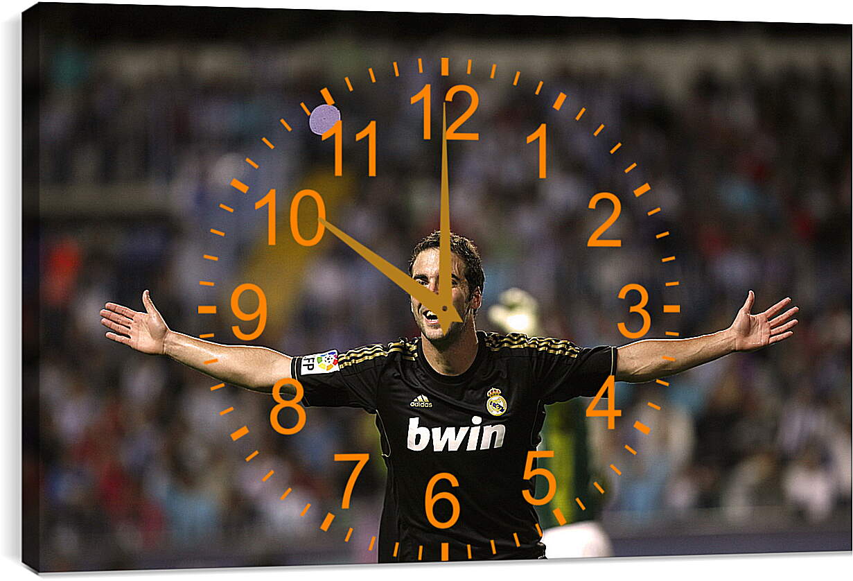 Часы картина - Футболист. Реал Мадрид.
