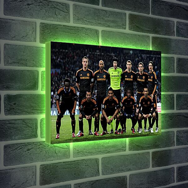 Лайтбокс световая панель - Фото перед матчем ФК Челси