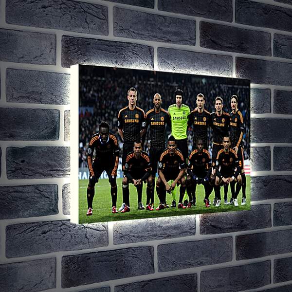 Лайтбокс световая панель - Фото перед матчем ФК Челси