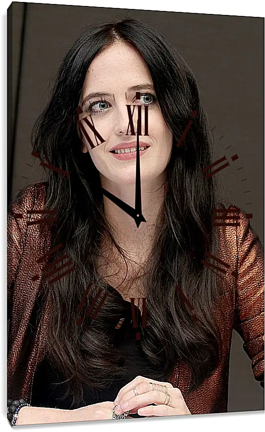 Часы картина - Ева Грин. Eva Green