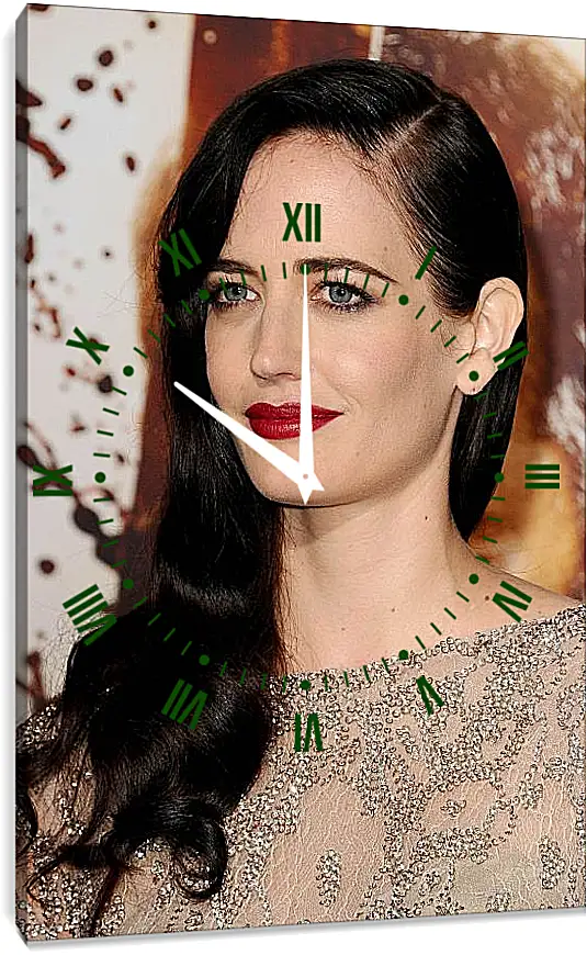 Часы картина - Ева Грин. Eva Green