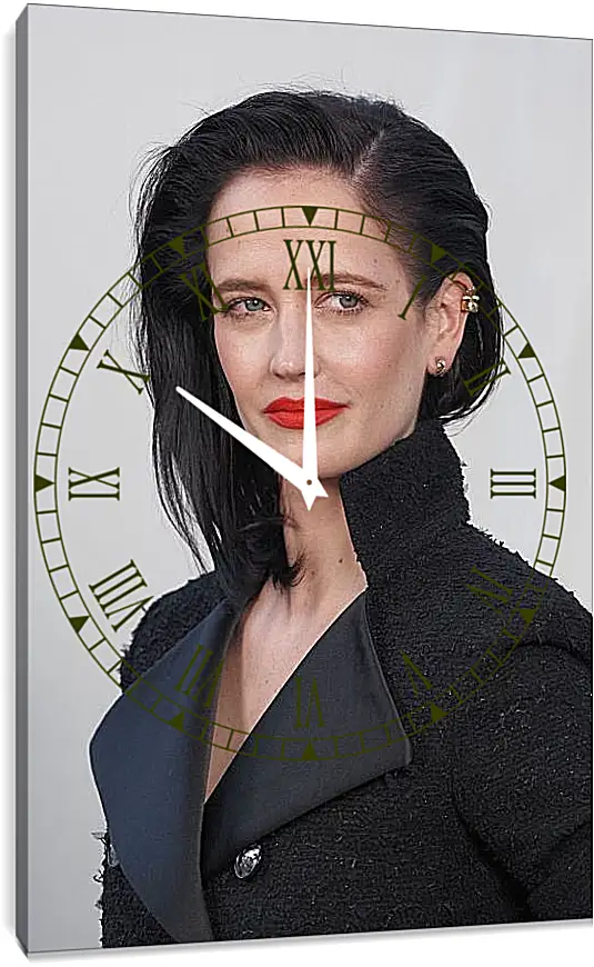 Часы картина - Ева Грин. Eva Green