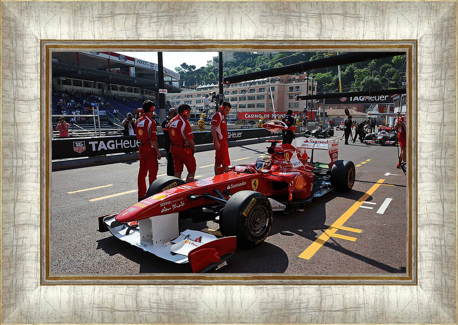 Картина в раме - Формула 1