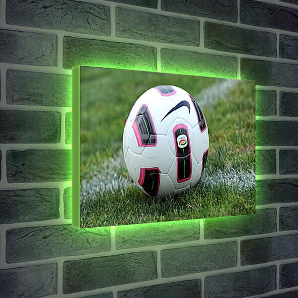 Лайтбокс световая панель - Мяч на траве