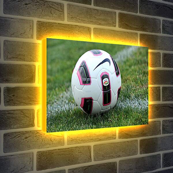 Лайтбокс световая панель - Мяч на траве