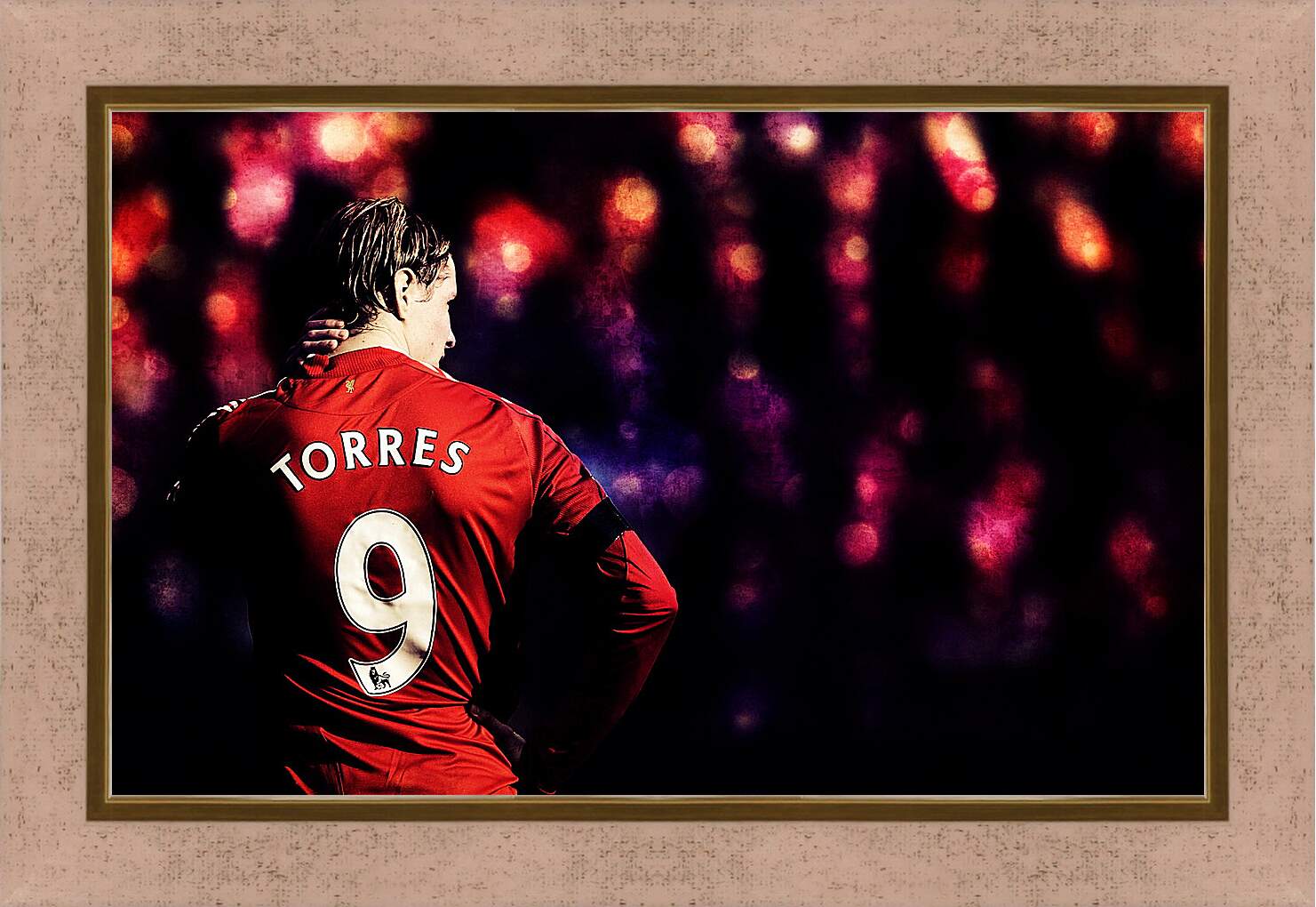 Картина в раме - Фернандо Торрес. Ливерпуль.