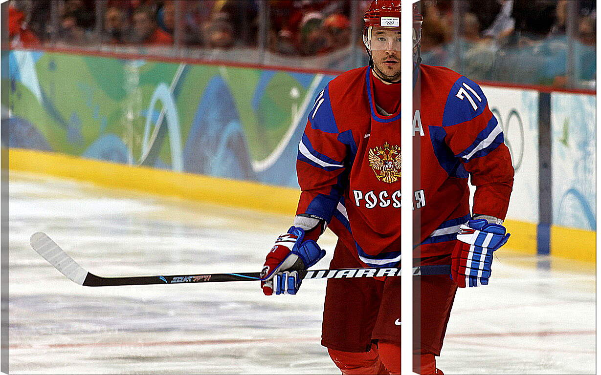Модульная картина - Илья Ковальчук. Сборная России по хоккею