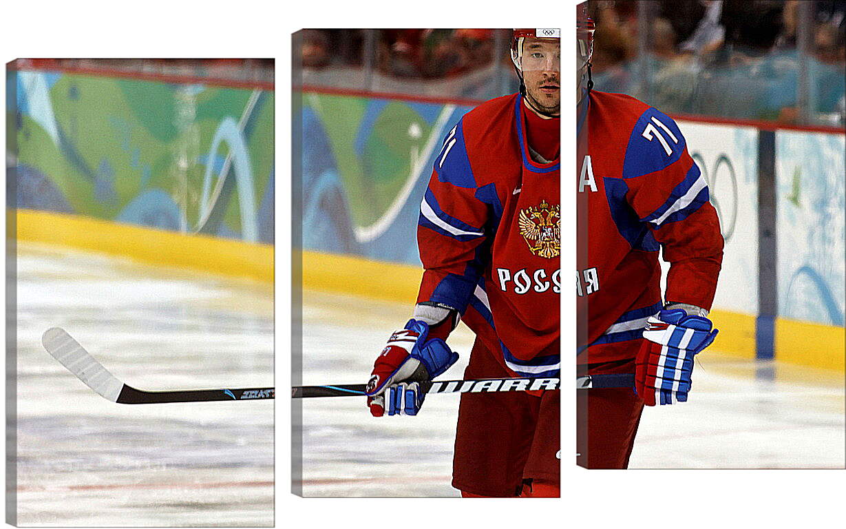 Модульная картина - Илья Ковальчук. Сборная России по хоккею