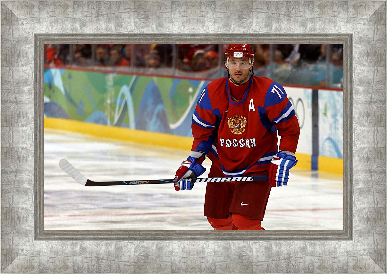 Картина в раме - Илья Ковальчук. Сборная России по хоккею
