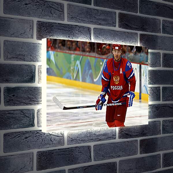Лайтбокс световая панель - Илья Ковальчук. Сборная России по хоккею