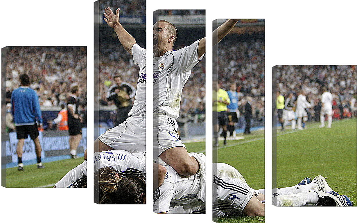 Модульная картина - Куча мала игроков Реала Мадрида