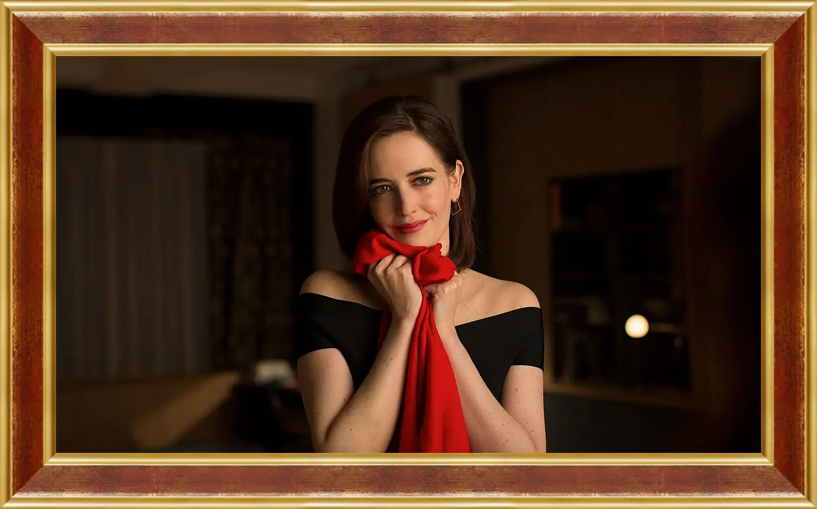 Картина в раме - Ева Грин. Eva Green