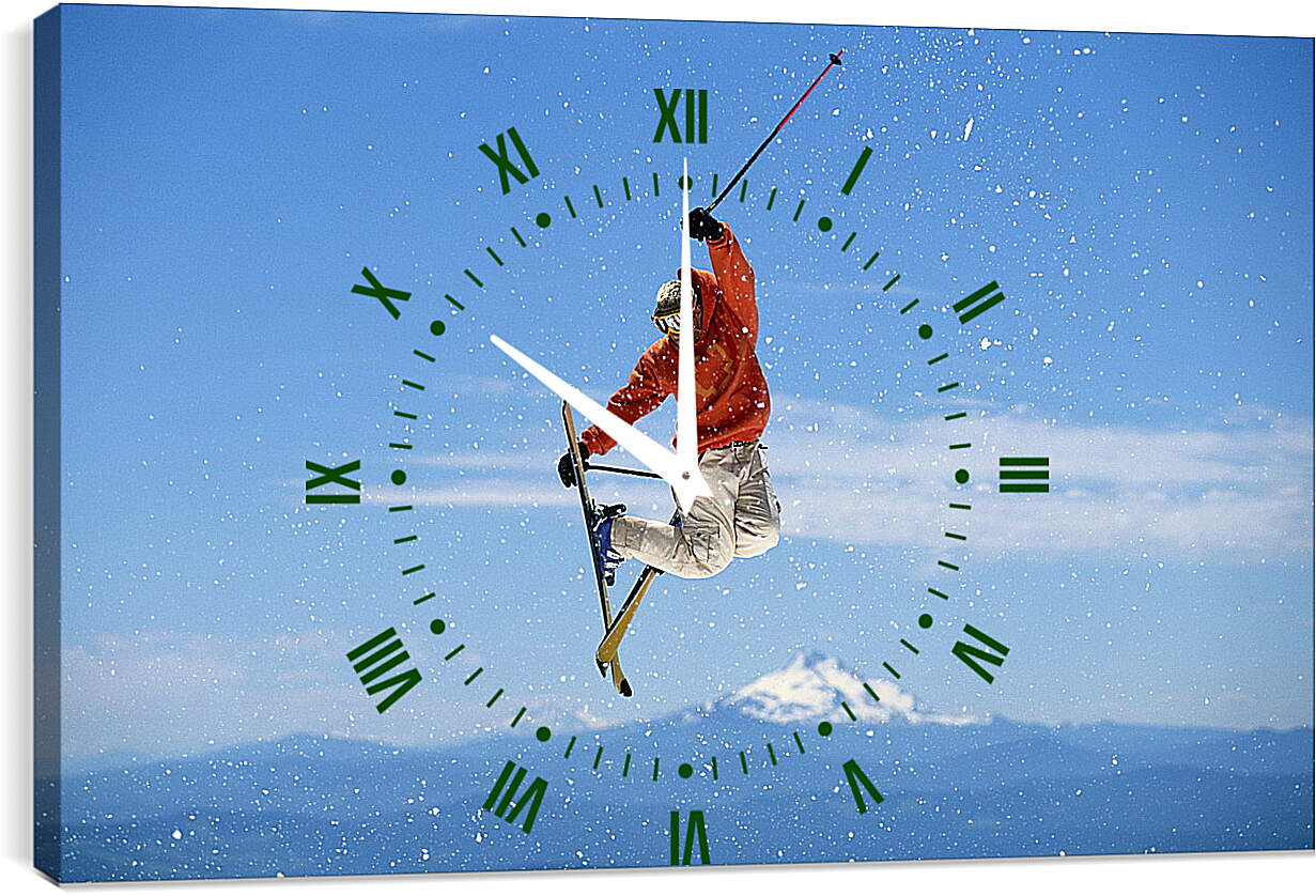 Часы картина - Фантастический прыжок