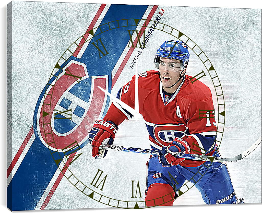 Часы картина - Хоккеист Монреаль Канадиенс