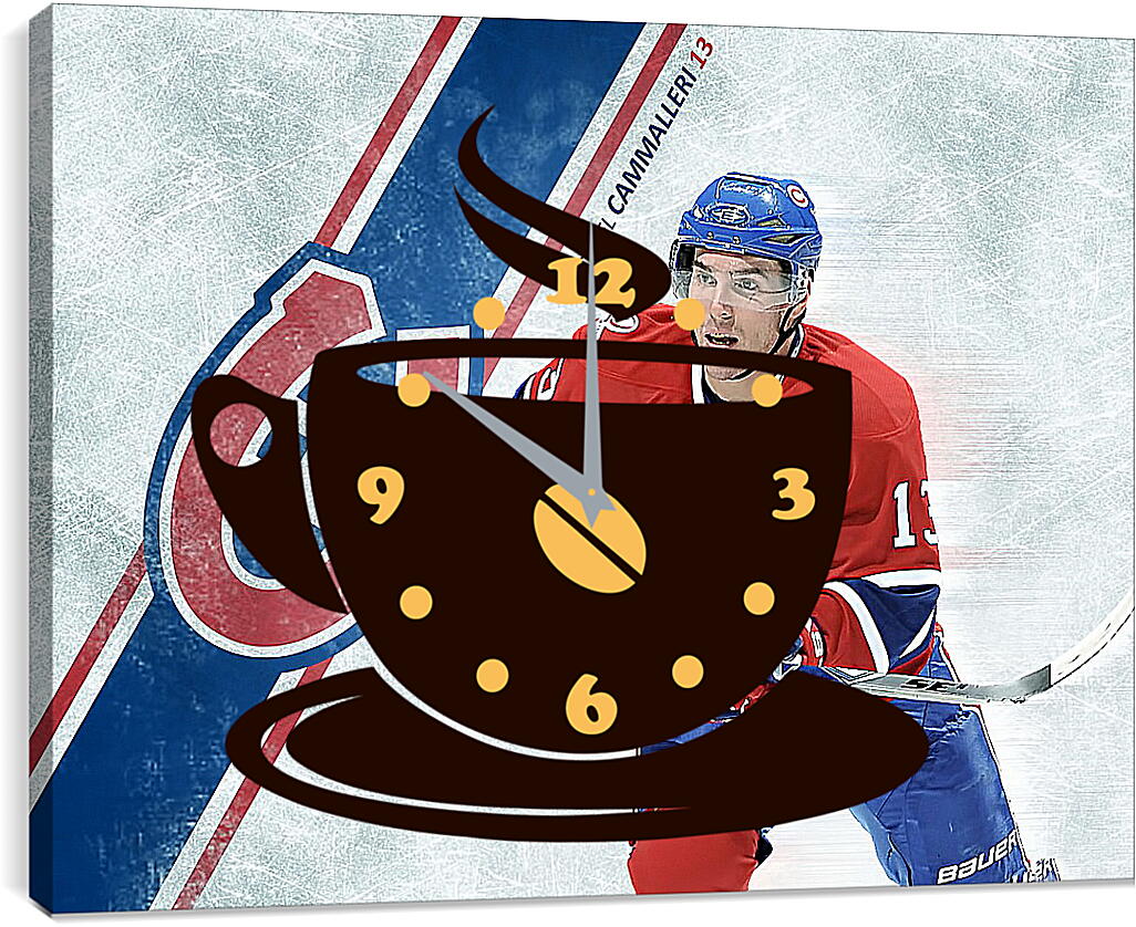 Часы картина - Хоккеист Монреаль Канадиенс