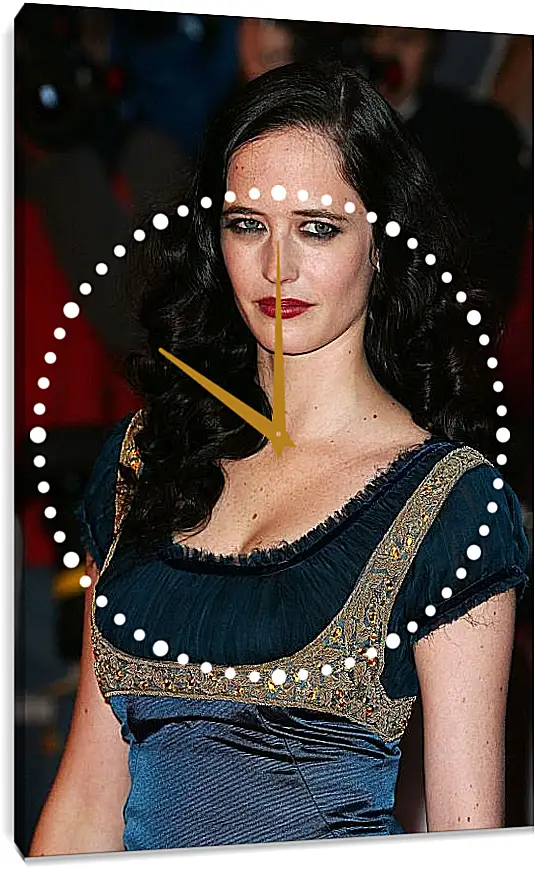 Часы картина - Ева Грин. Eva Green