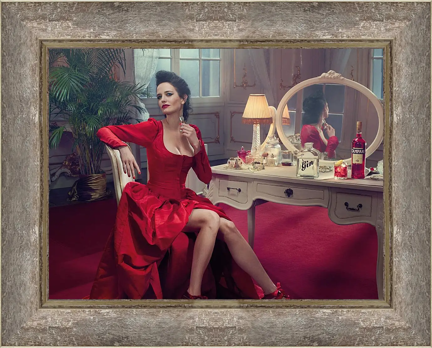 Картина в раме - Ева Грин. Eva Green