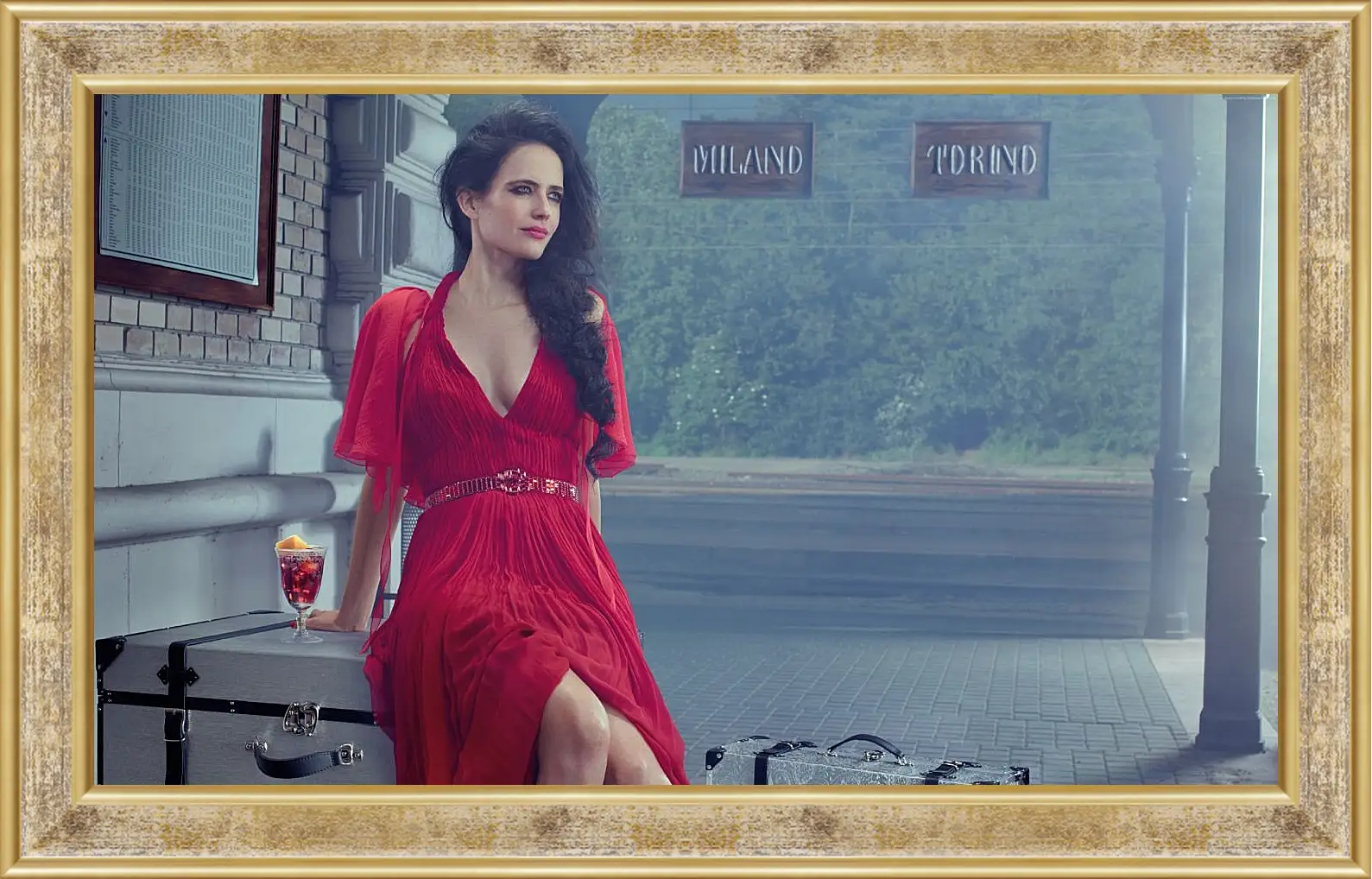 Картина в раме - Ева Грин. Eva Green