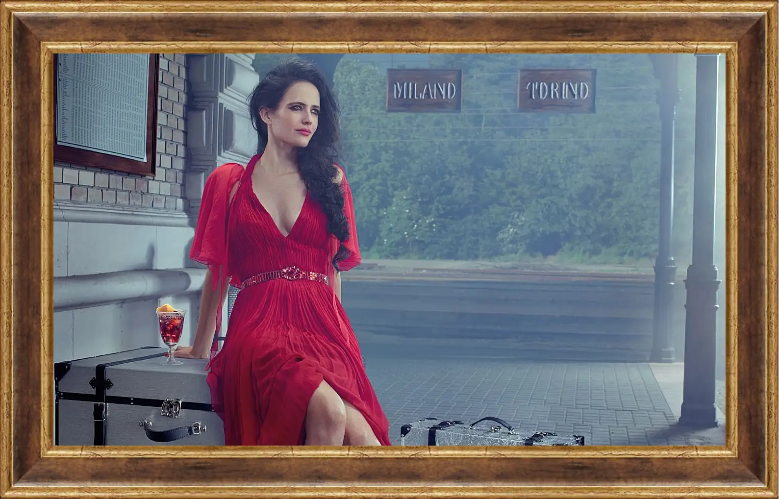 Картина в раме - Ева Грин. Eva Green