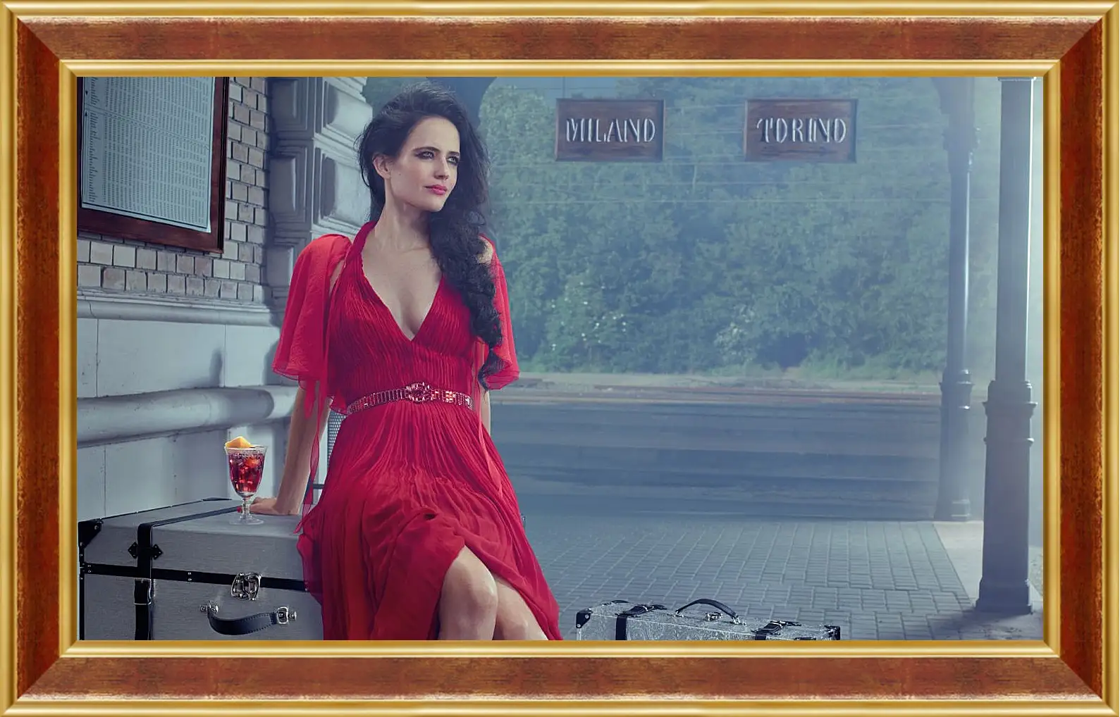 Картина в раме - Ева Грин. Eva Green