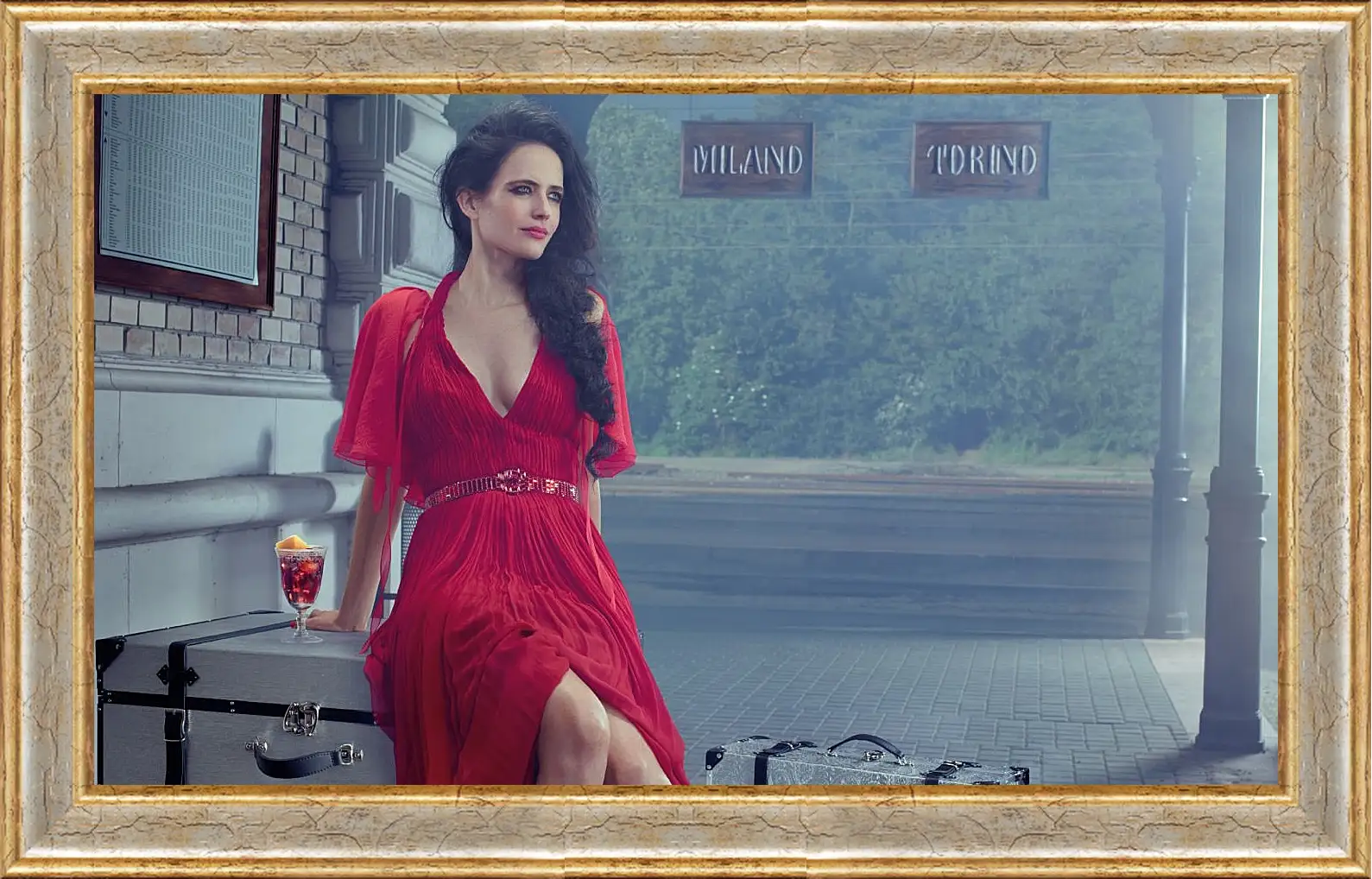 Картина в раме - Ева Грин. Eva Green