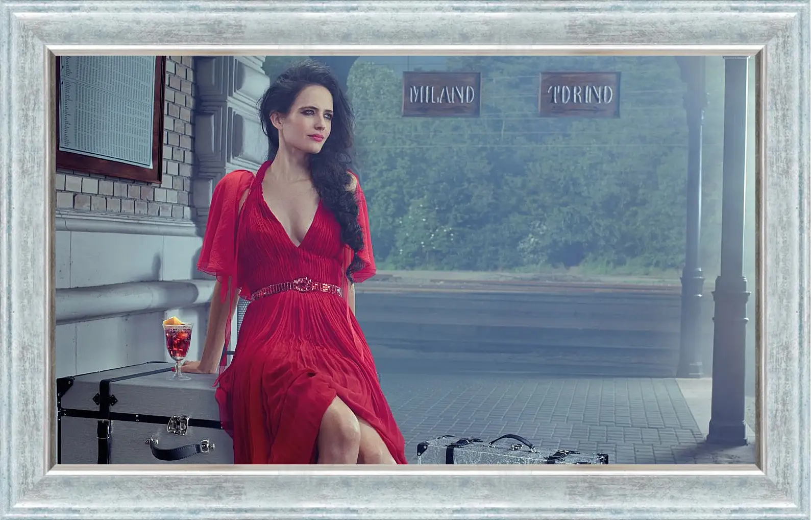 Картина в раме - Ева Грин. Eva Green