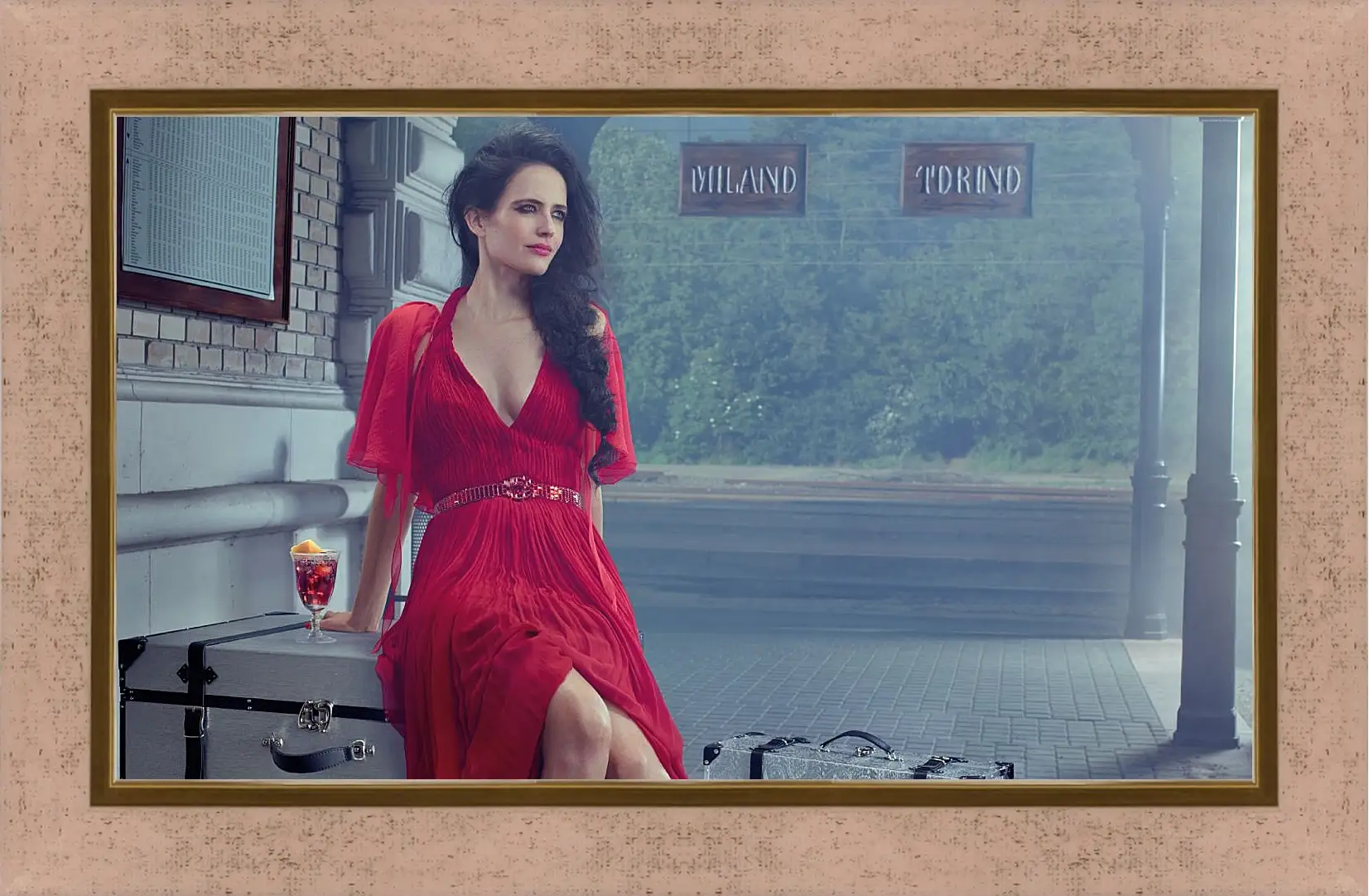 Картина в раме - Ева Грин. Eva Green