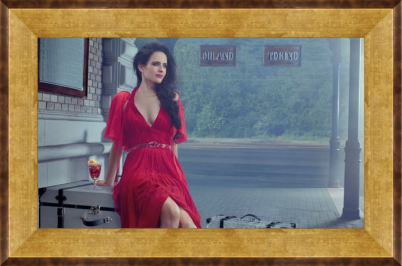 Картина в раме - Ева Грин. Eva Green