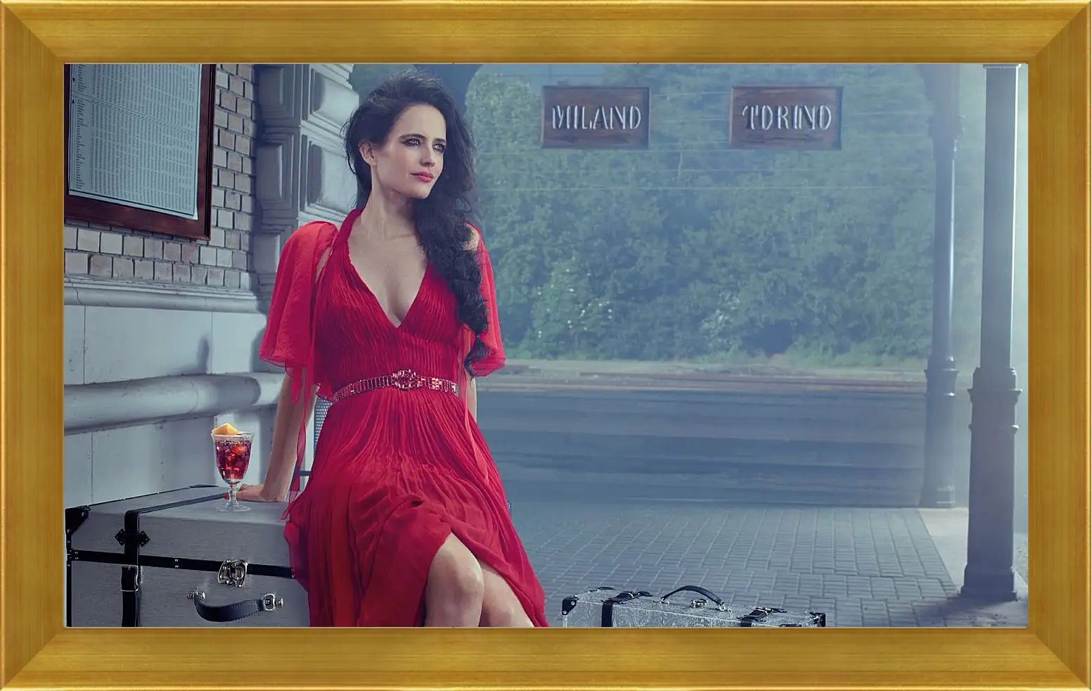 Картина в раме - Ева Грин. Eva Green