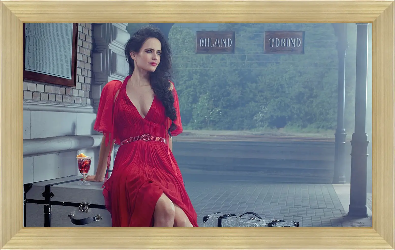 Картина в раме - Ева Грин. Eva Green