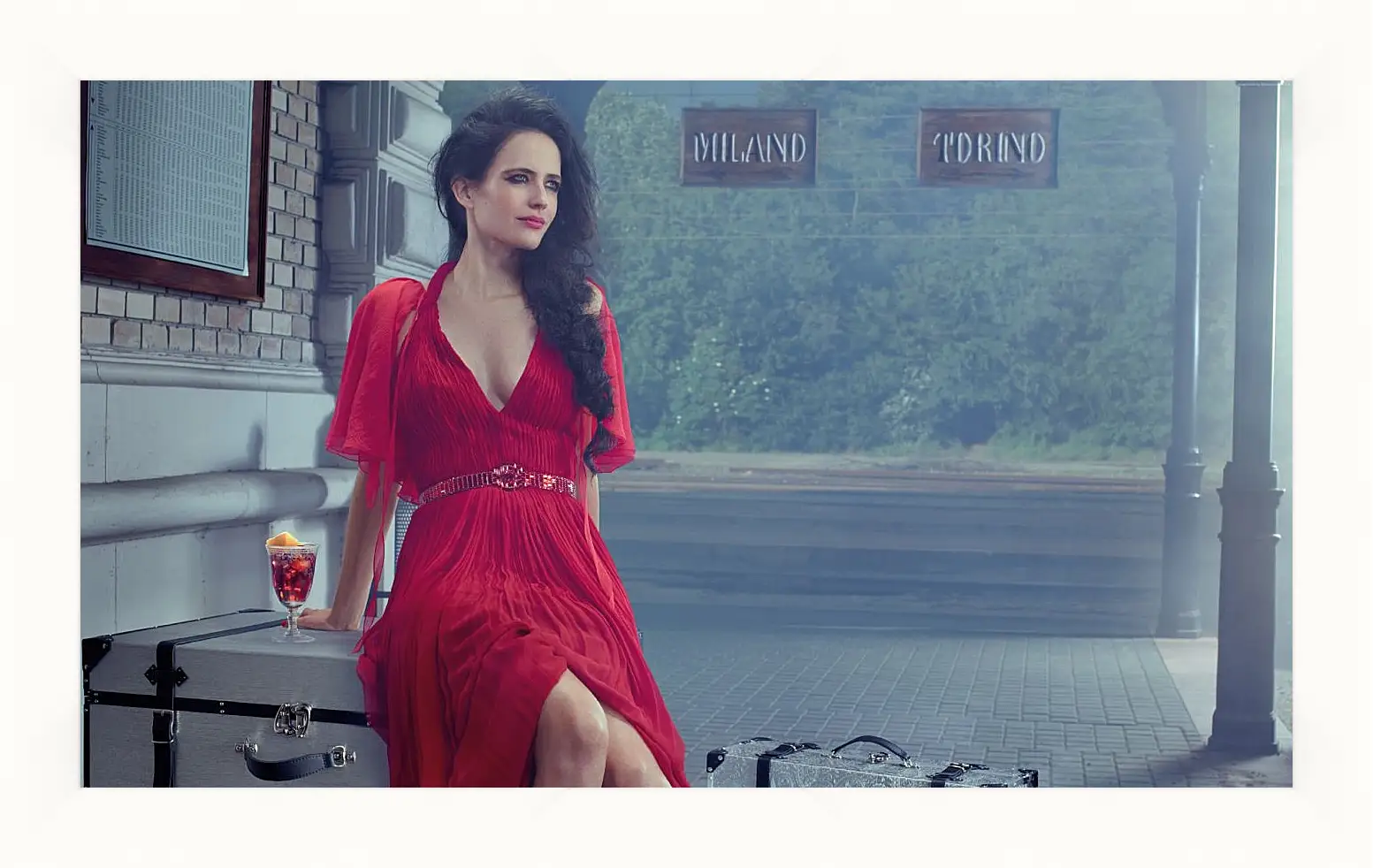 Картина в раме - Ева Грин. Eva Green