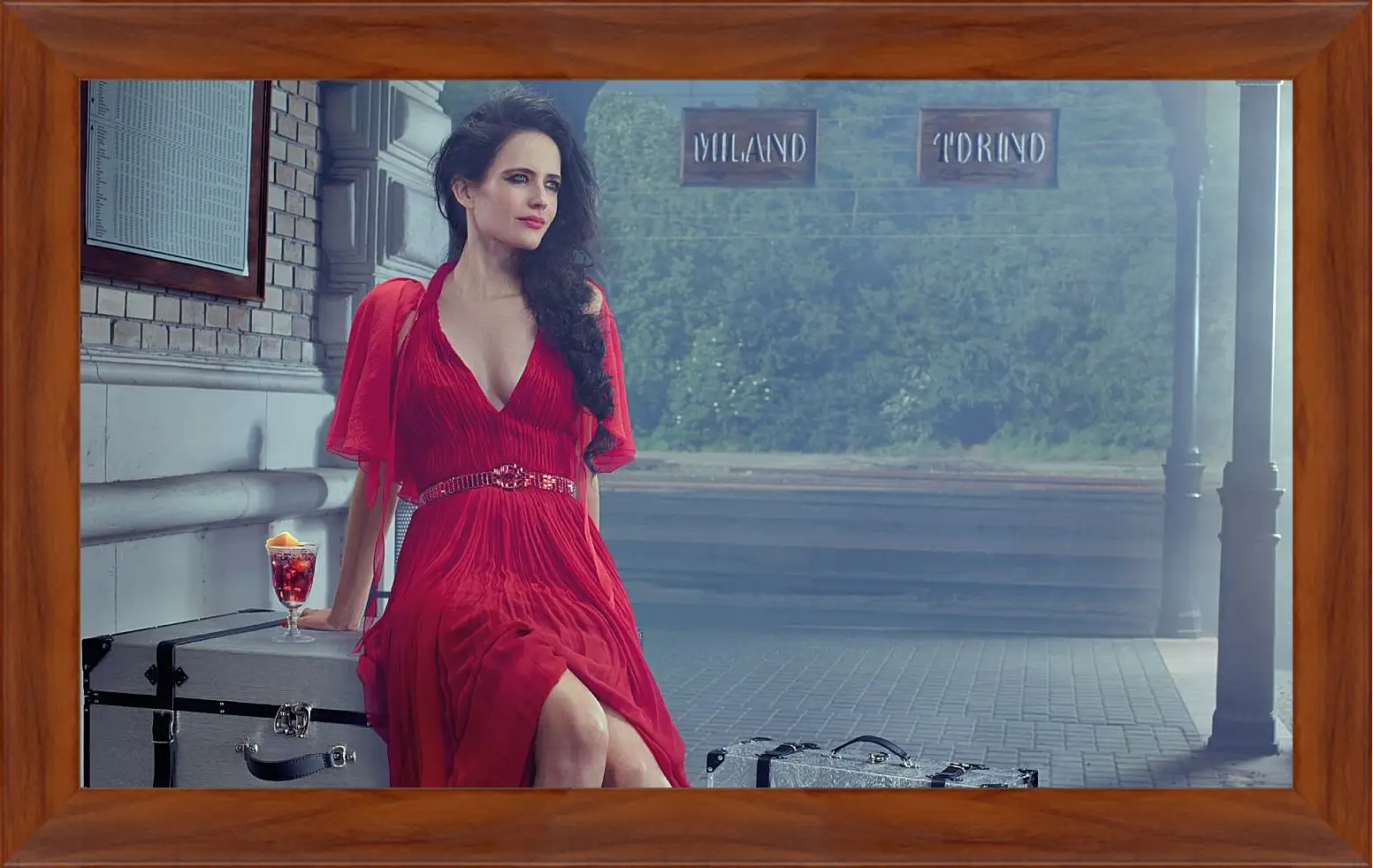 Картина в раме - Ева Грин. Eva Green