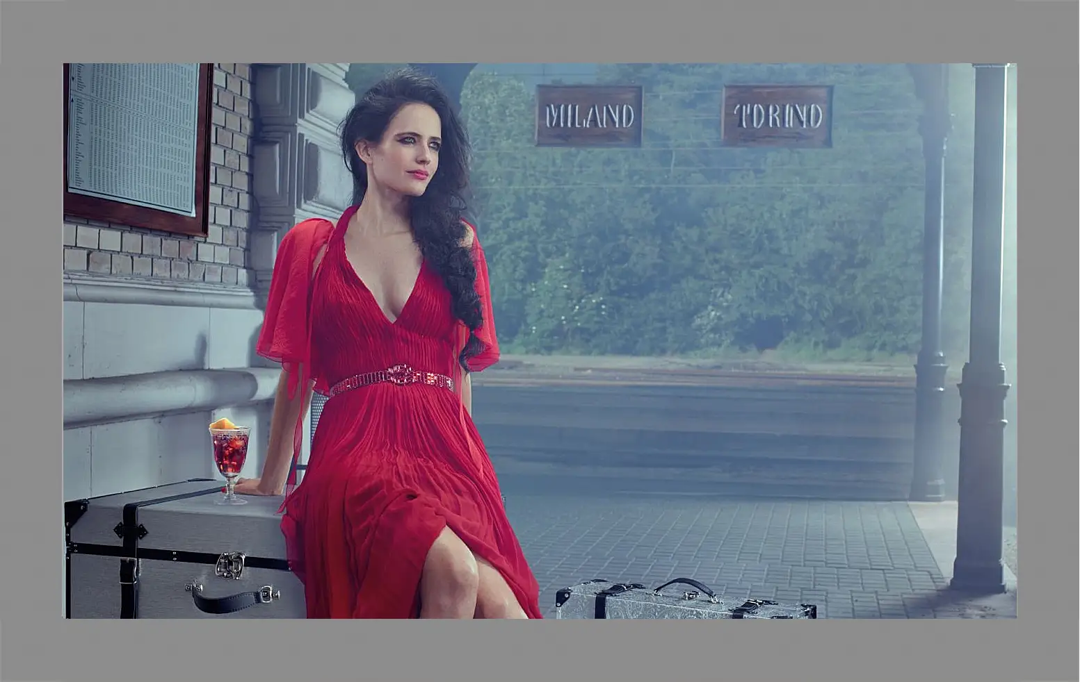 Картина в раме - Ева Грин. Eva Green