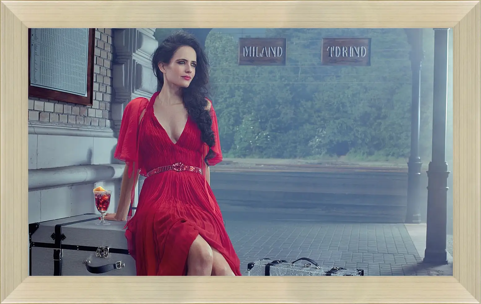 Картина в раме - Ева Грин. Eva Green