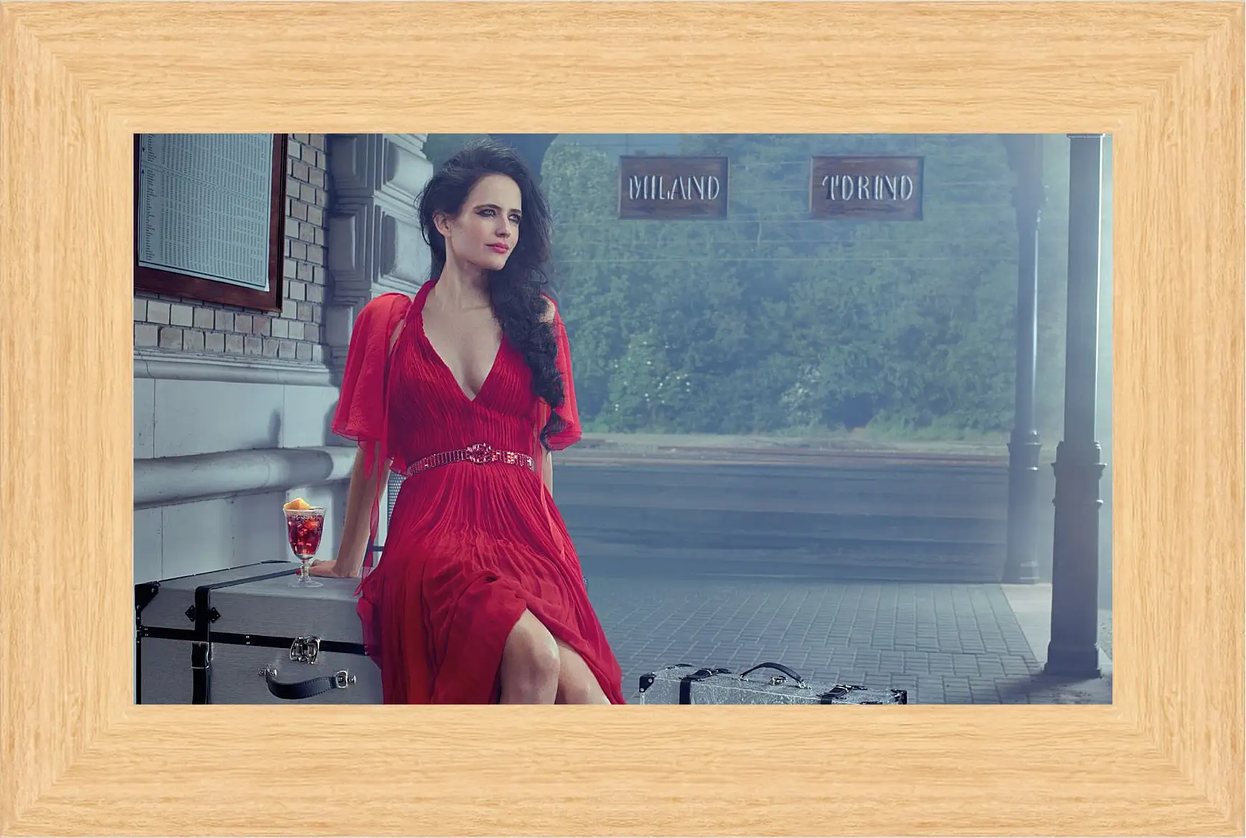 Картина в раме - Ева Грин. Eva Green